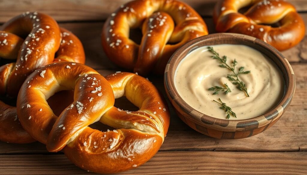 Bavarian pretzels