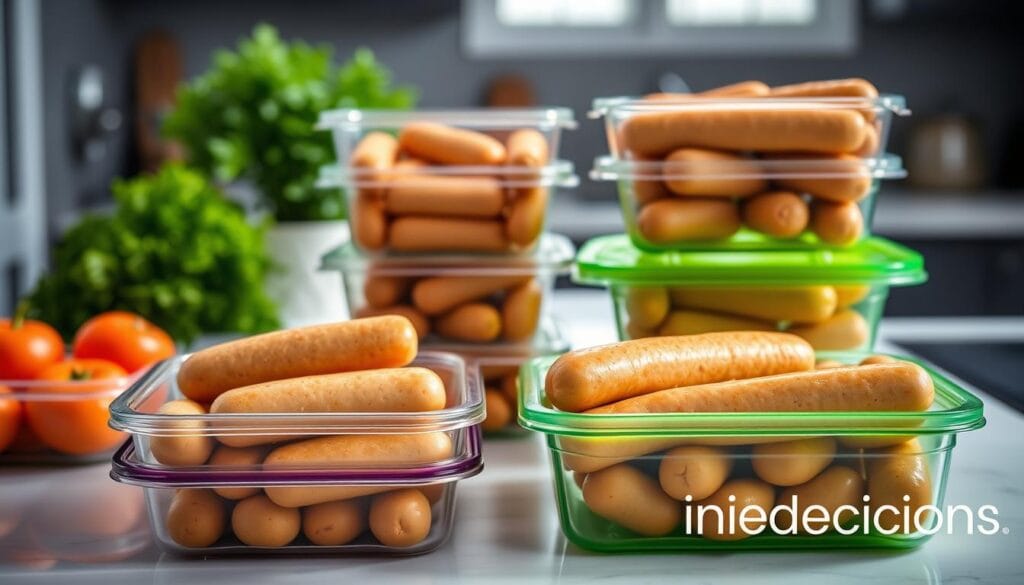 Chicken Sausage Meal Prep Storage