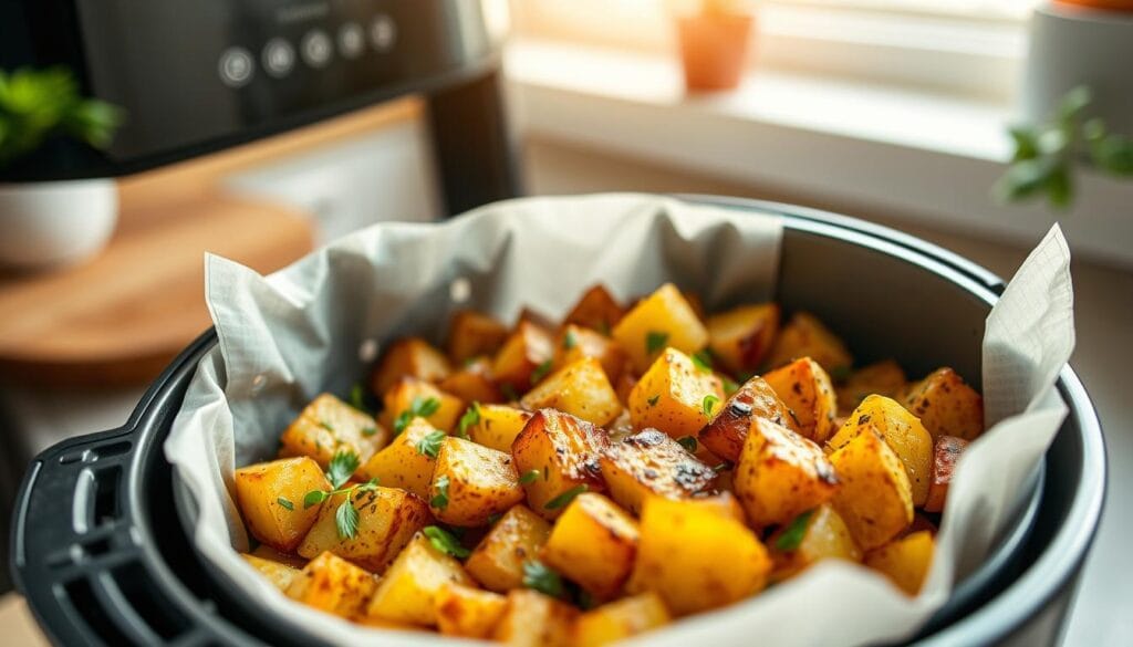 air fryer diced breakfast potatoes