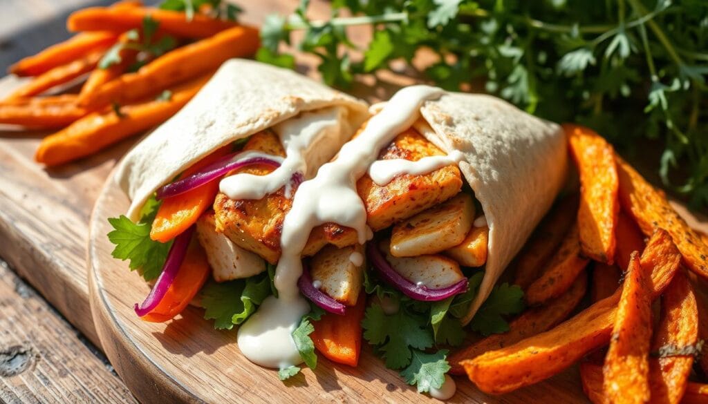 grilled chicken wrap