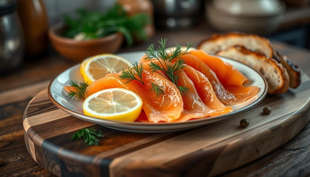 smoked salmon