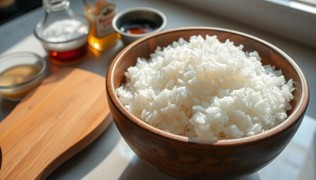 sushi rice preparation