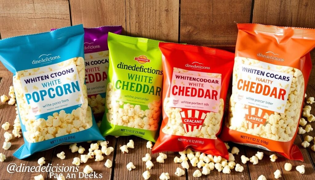 white cheddar popcorn brands comparison