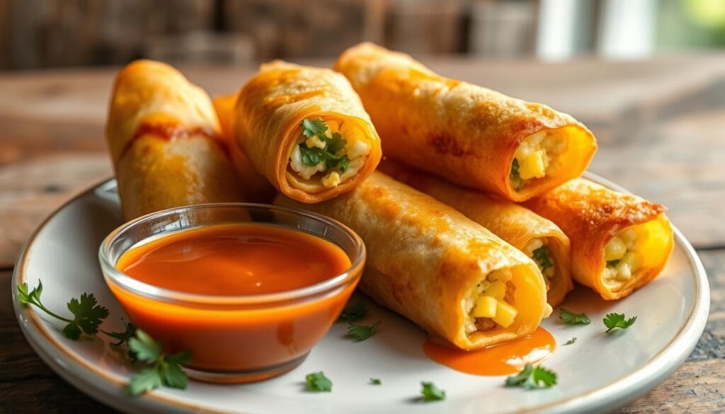 Air Fryer Breakfast Egg Rolls