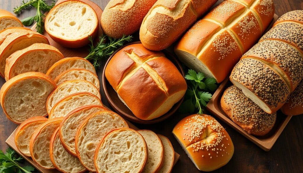 Chopped Beef Sandwich Bread Selection