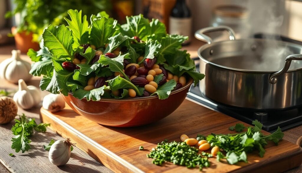 Escarole and Beans Italian Cooking Method