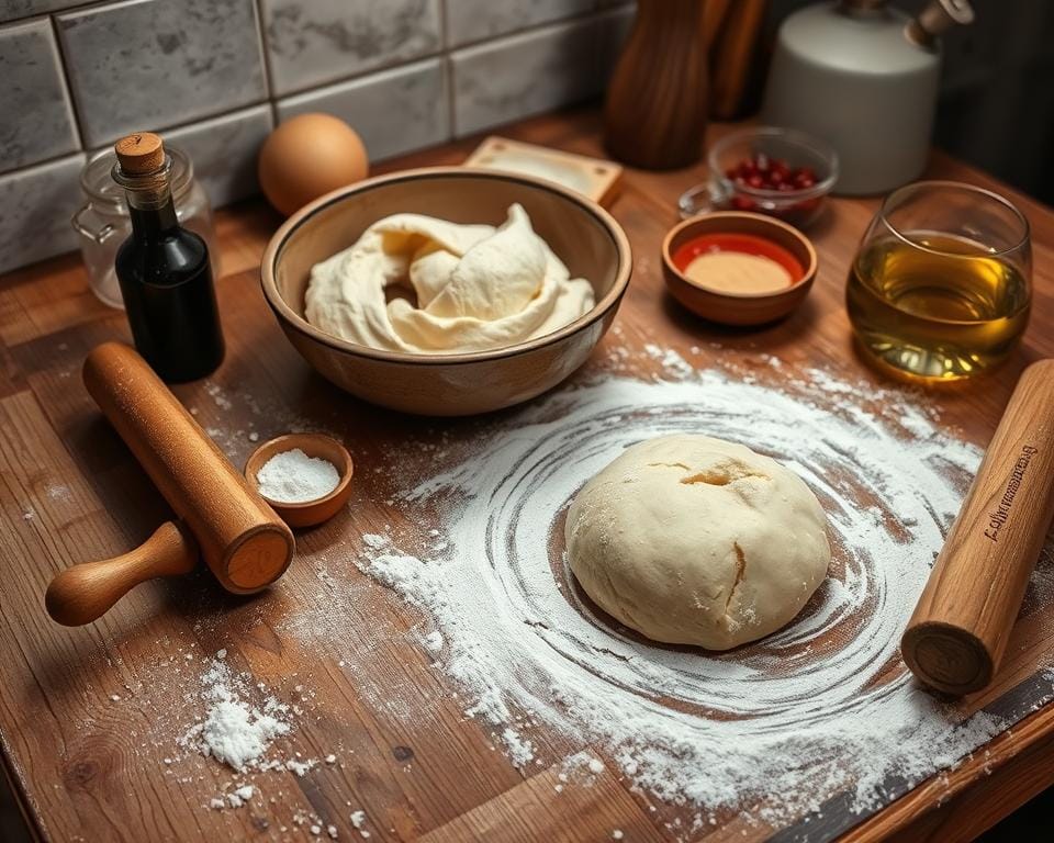 Homemade Panini Bread Preparation