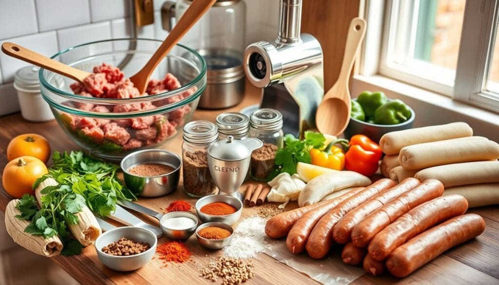 Kitchen Tools for Mexican Sausage Preparation