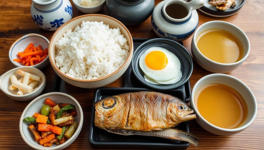 Korean Breakfast Ingredients