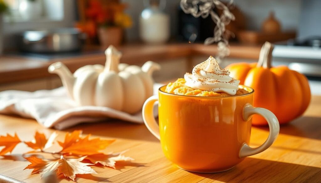 Microwave Pumpkin Dessert Mug Cake