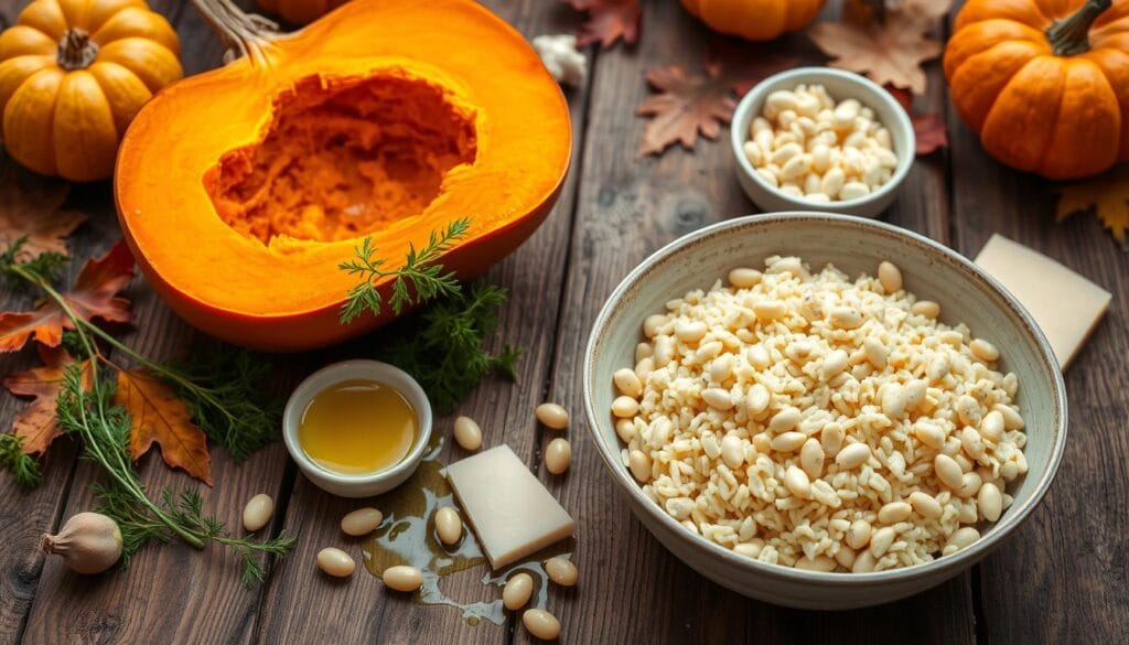 Pumpkin Risotto Ingredients