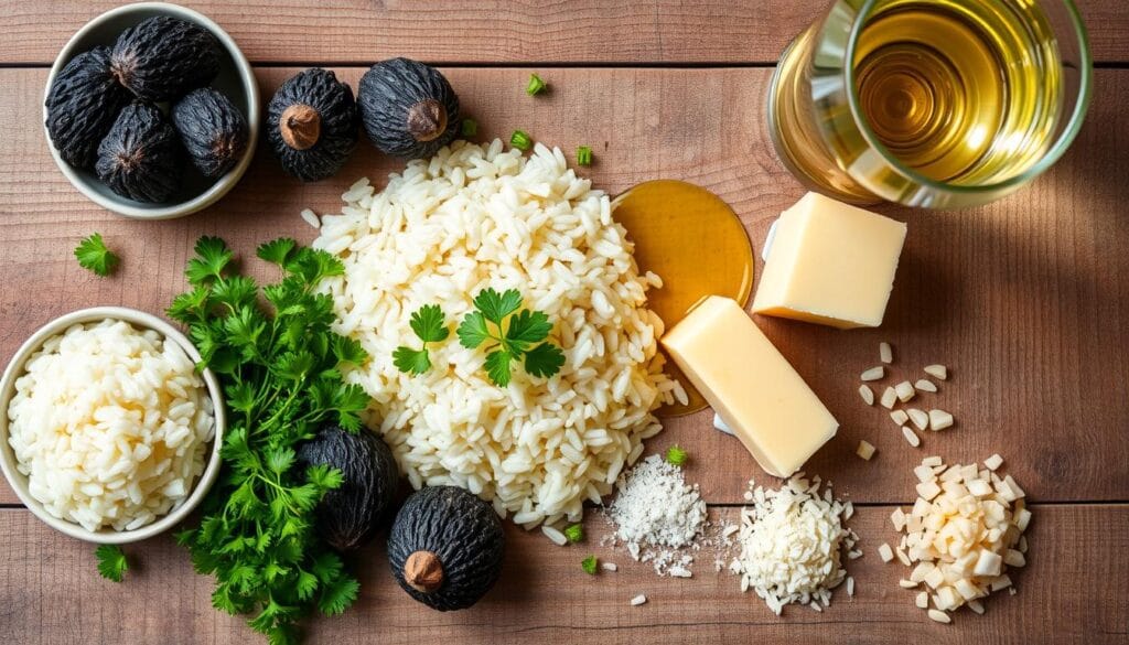 Truffle Risotto Ingredients