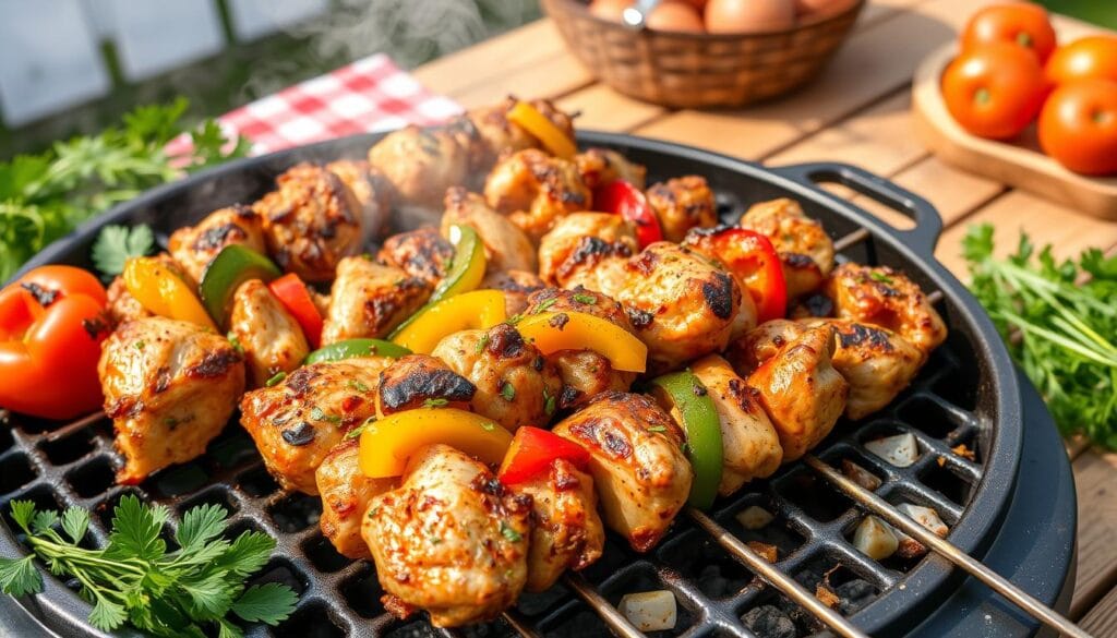 easy grilled chicken skewers