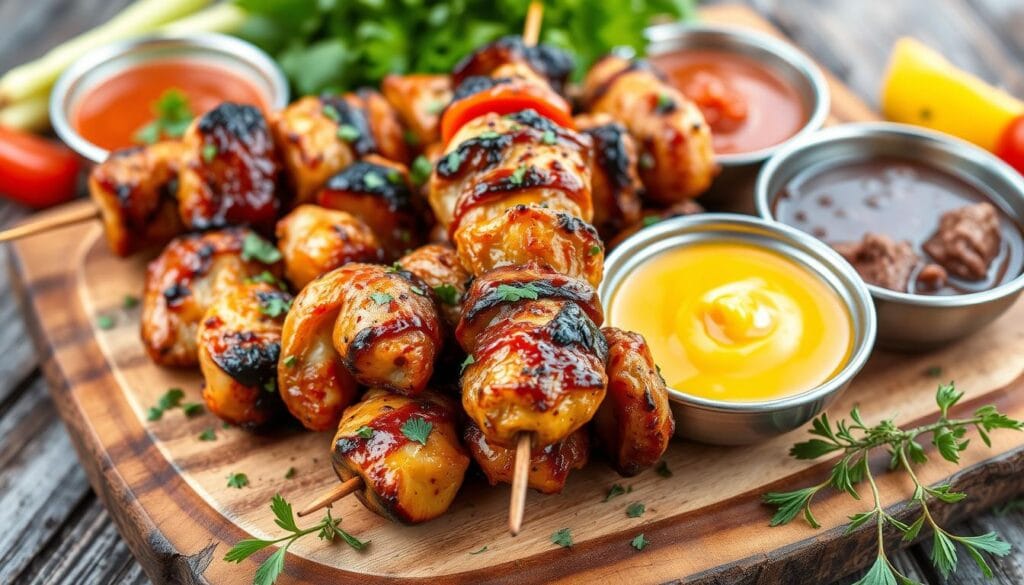 flavorful chicken skewers