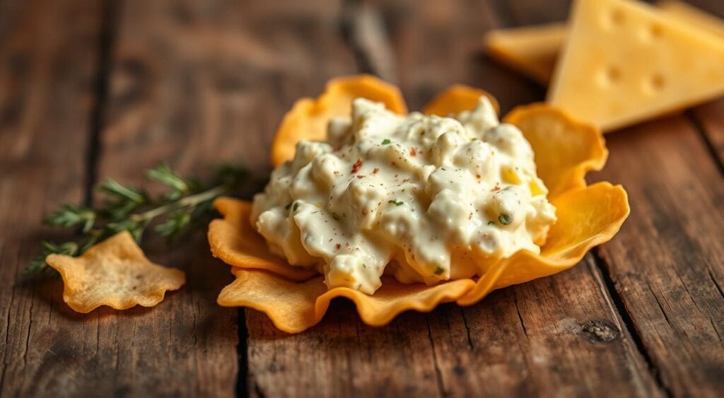 Egg Salad and Cheese Crisps Variations