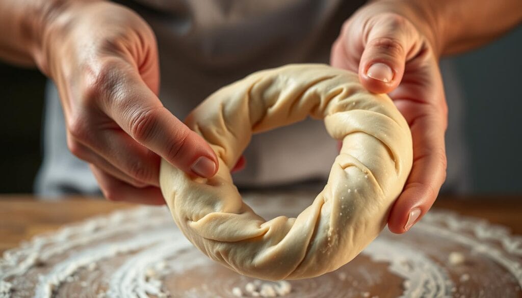 Gluten-Free Bagel Shaping Technique