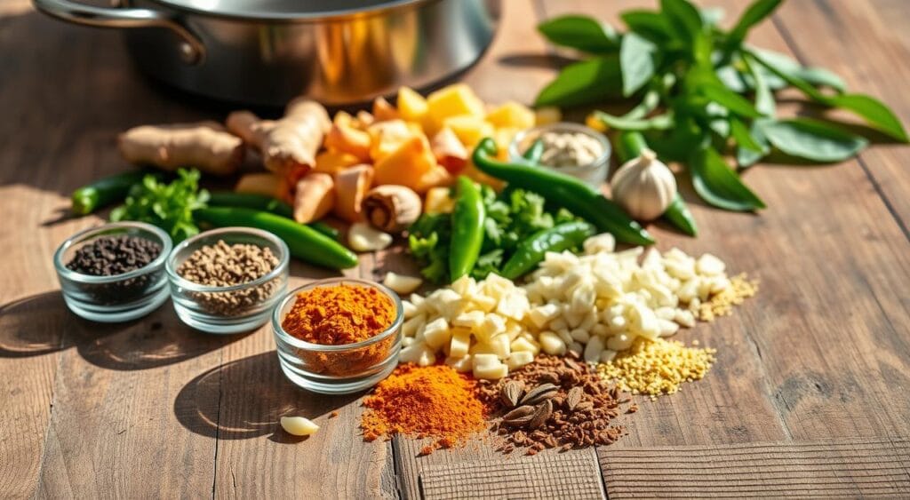 Keto Curry Ingredients Preparation