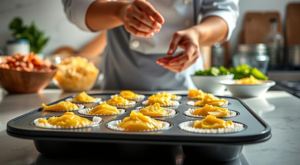 Keto Egg Muffins Preparation Keto Egg Muffins Preparation