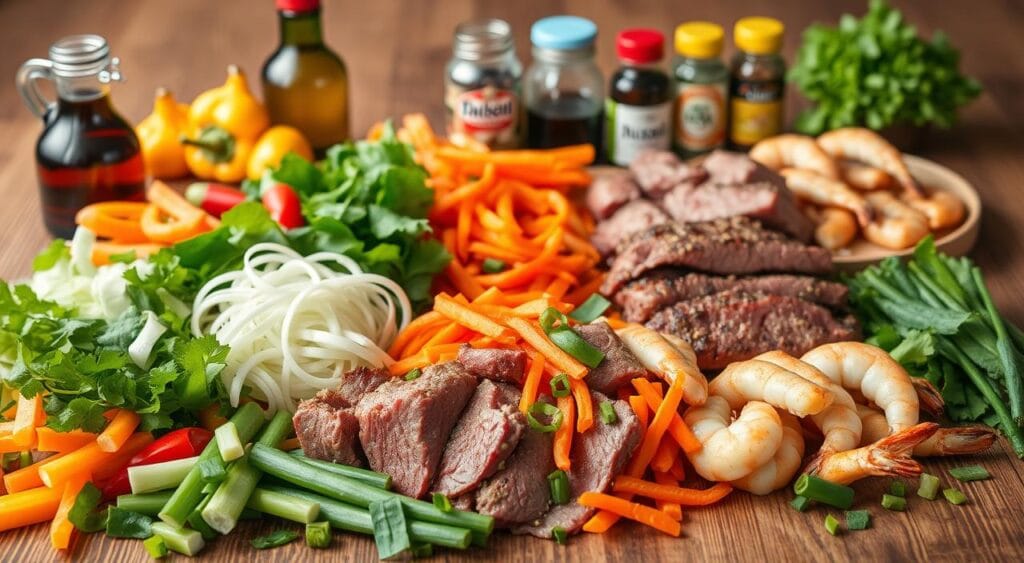 Keto Stir-Fry Ingredients