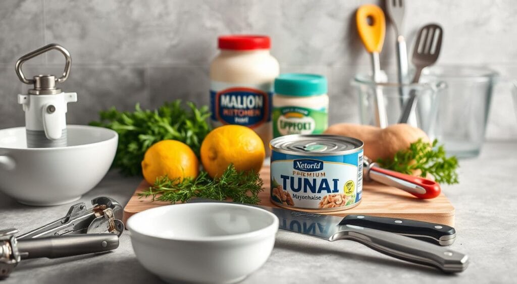 Kitchen Tools for Tuna Salad Preparation