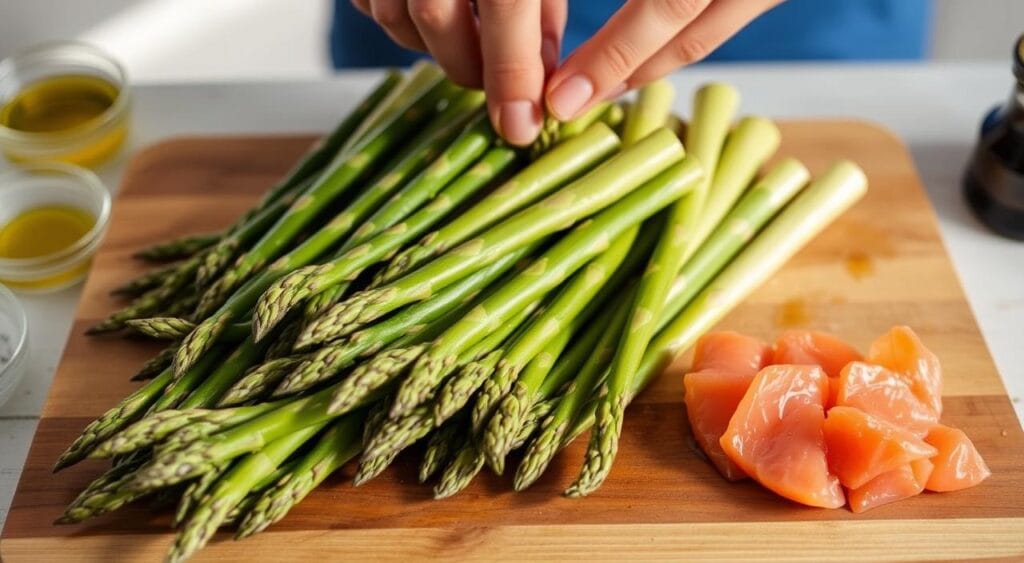 Roasted Asparagus Preparation