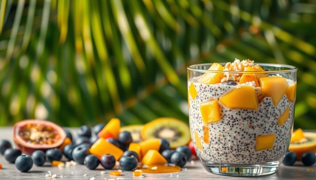 Tropical Chia Seed Pudding Toppings Tropical Chia Seed Pudding Toppings
