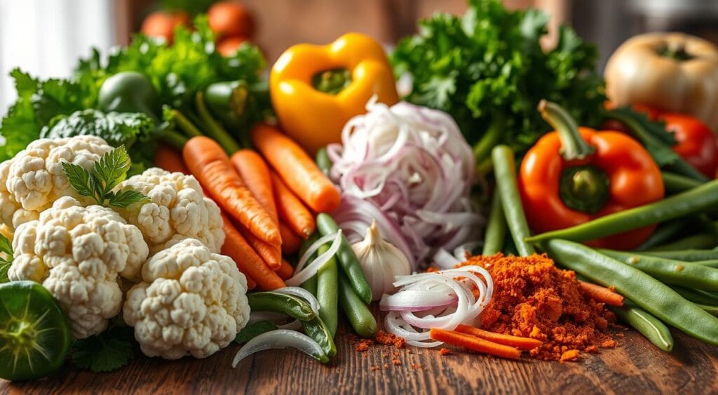 Vegetables for Cauliflower Fried Rice