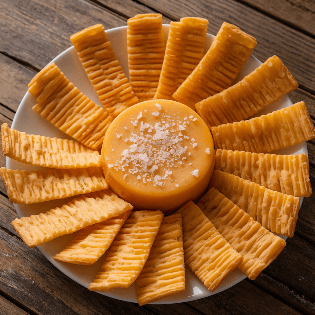 Healthy Cheese Crisps Snack Option