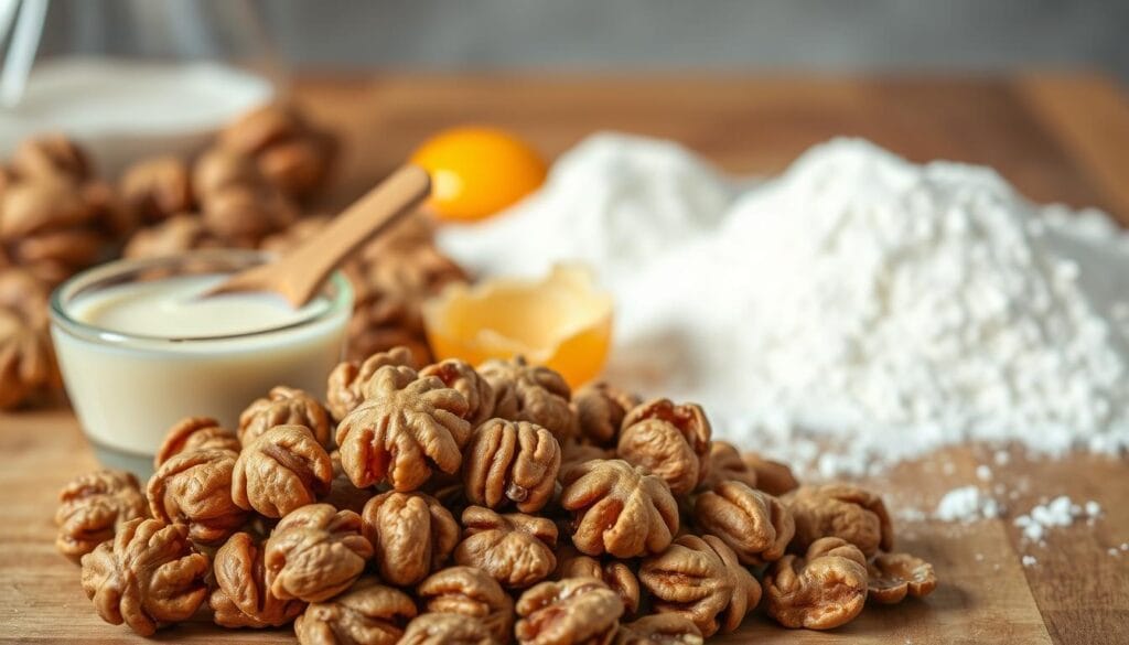 Homemade Walnut Cookies Ingredients