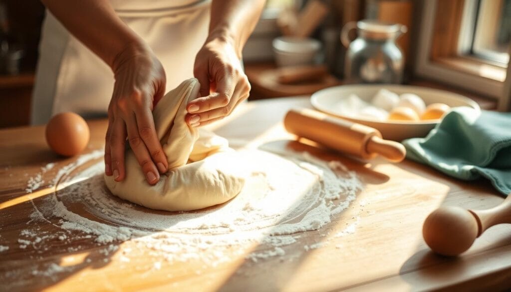 preparing dough recipe