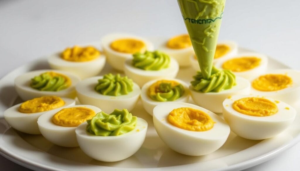 Avocado Deviled Eggs Preparation Avocado Deviled Eggs Preparation