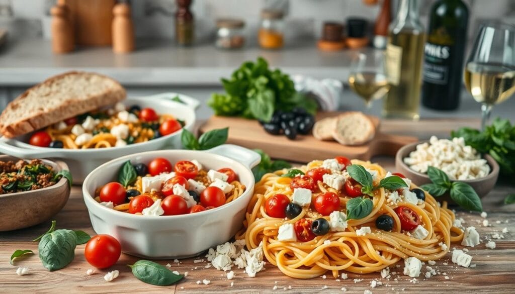 Baked Feta Pasta Variations Baked Feta Pasta Variations