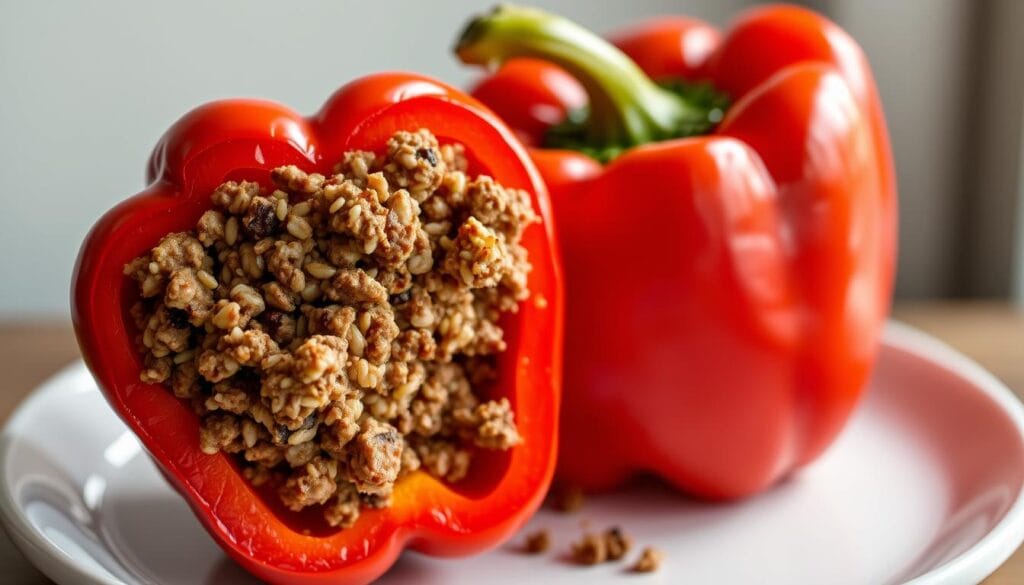 Beef and Quinoa Stuffed Peppers Recipe Beef and Quinoa Stuffed Peppers Recipe
