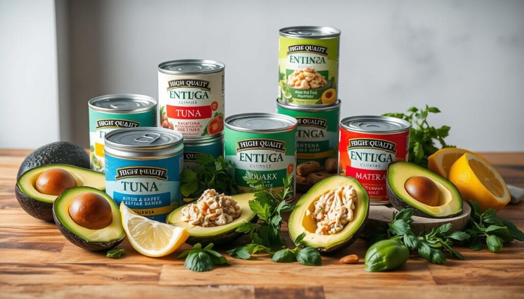 Canned Tuna Selection for Stuffed Avocados Canned Tuna Selection for Stuffed Avocados