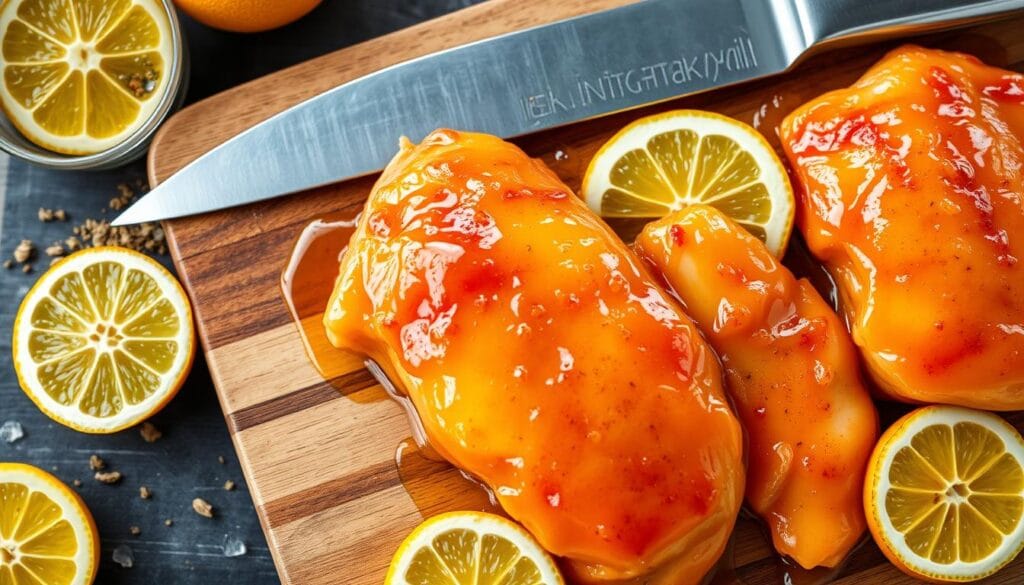 Citrus Marinated Chicken Preparation Citrus Marinated Chicken Preparation
