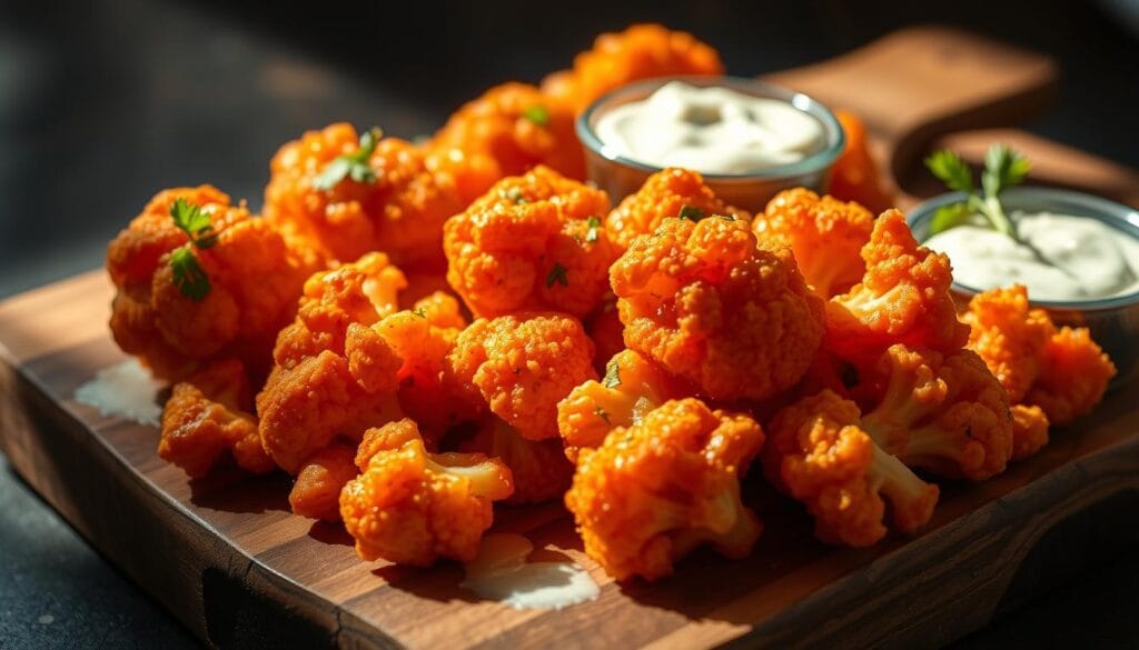 Crispy Air Fryer Buffalo Cauliflower Bites Crispy Air Fryer Buffalo Cauliflower Bites