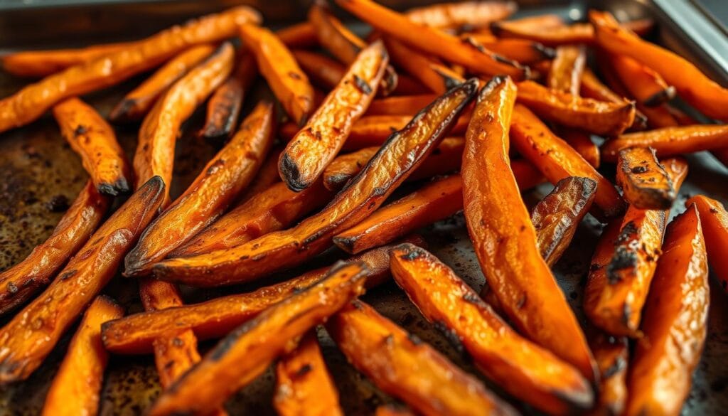 Crispy Baked Sweet Potato Fries Preparation Crispy Baked Sweet Potato Fries Preparation