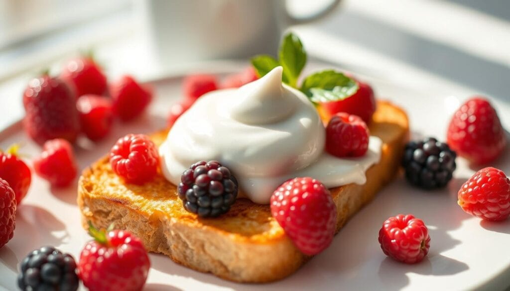 Custard Yogurt Toast Presentation Custard Yogurt Toast Presentation
