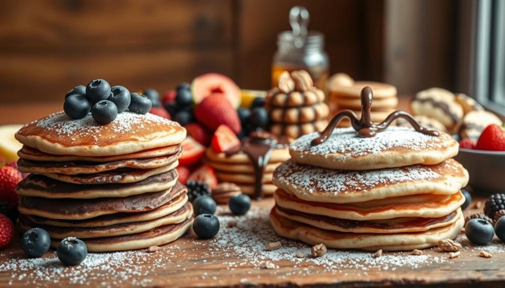 Flavored Protein Pancakes Variations Flavored Protein Pancakes Variations