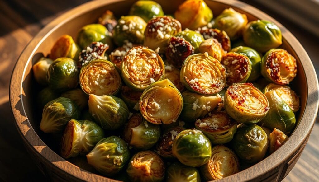 Garlic Parmesan Roasted Brussels Sprouts Garlic Parmesan Roasted Brussels Sprouts