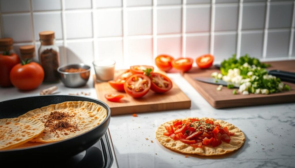 Homemade Crispy Tostadas Preparation Homemade Crispy Tostadas Preparation