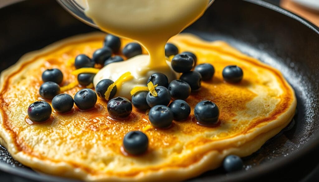 Lemon Blueberry Pancake Recipe Preparation Lemon Blueberry Pancake Recipe Preparation