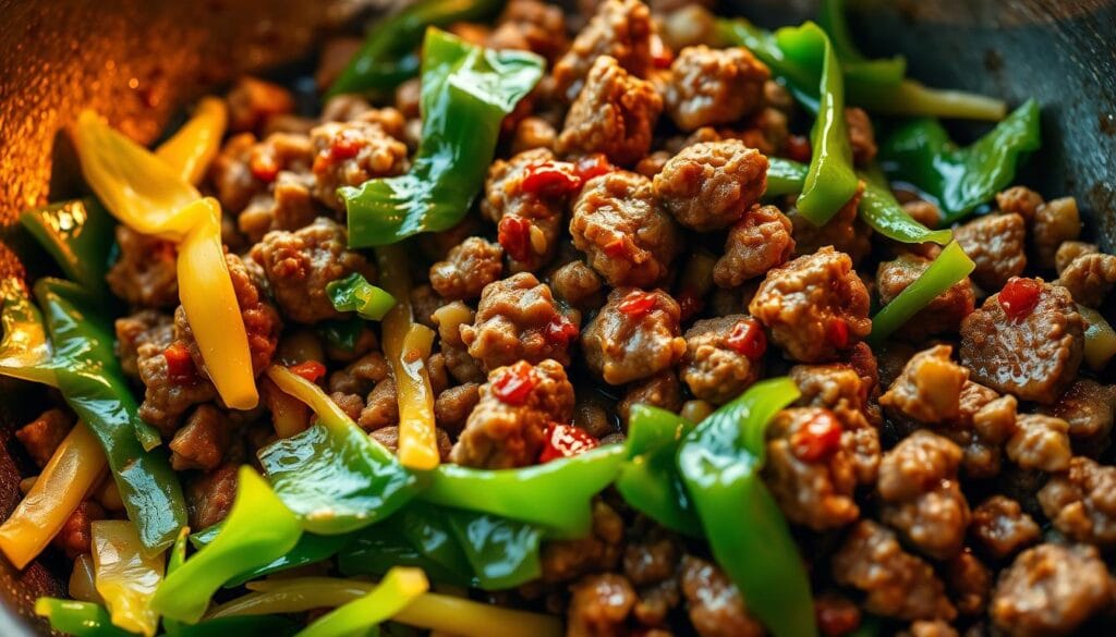 Nutritious Ground Beef and Cabbage Stir-Fry Nutritious Ground Beef and Cabbage Stir-Fry