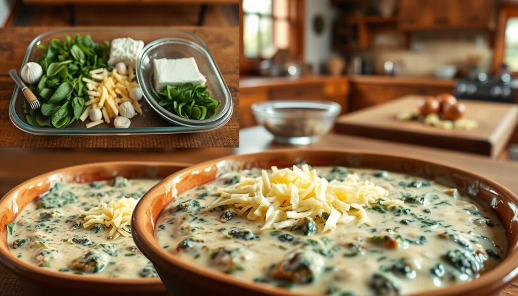 Spinach Artichoke Dip Baking Process Spinach Artichoke Dip Baking Process