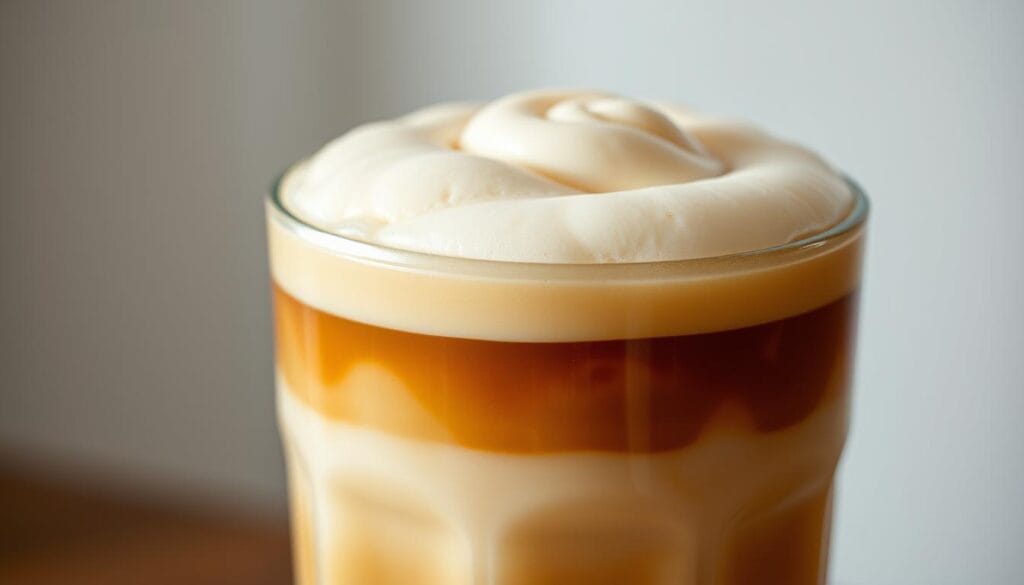 Vanilla Cold Foam Technique for Iced Coffee