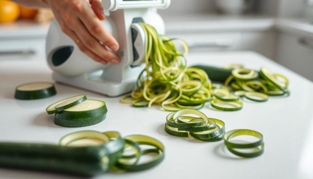 Zucchini Noodles Preparation Zucchini Noodles Preparation