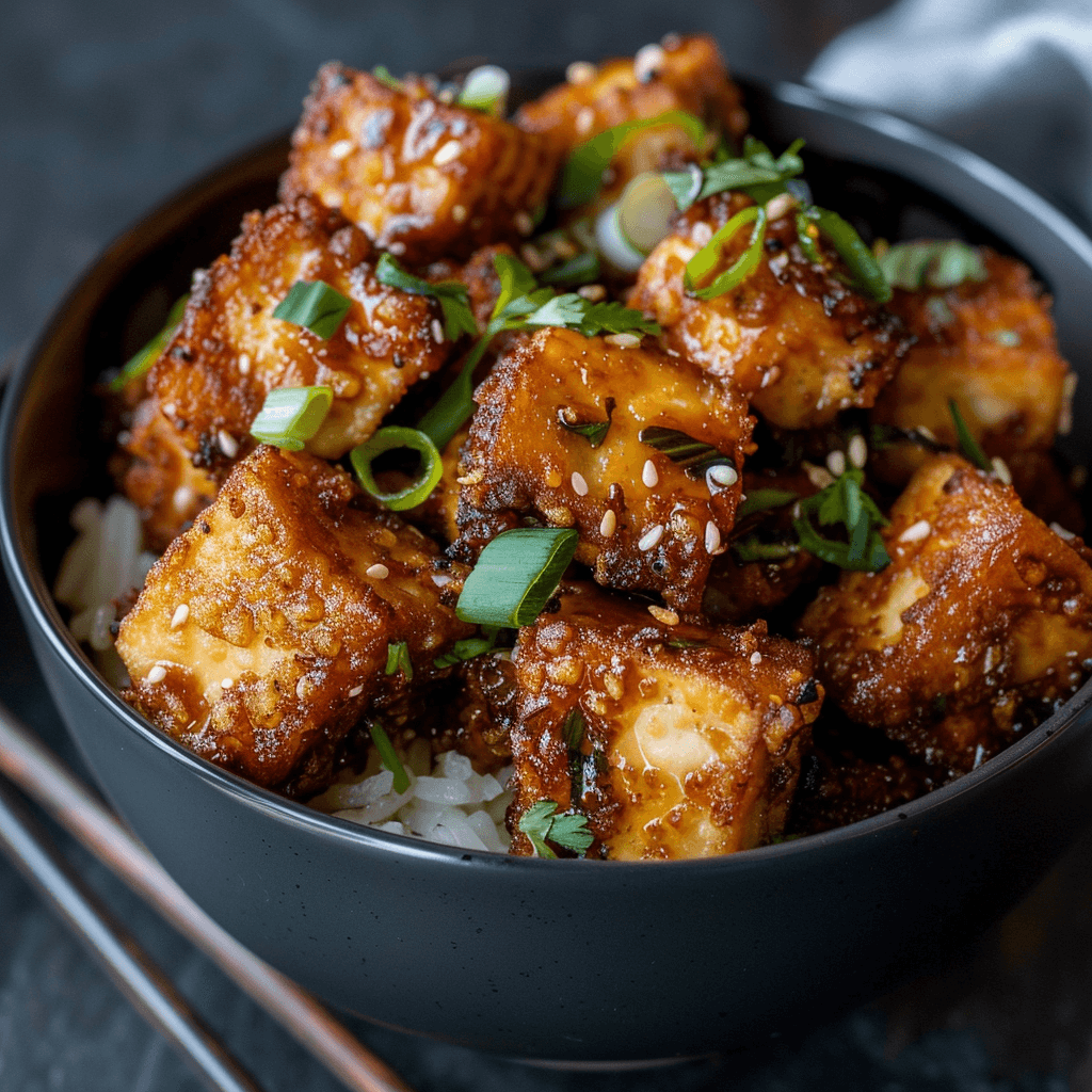 Air Fryer Crispy Tofu