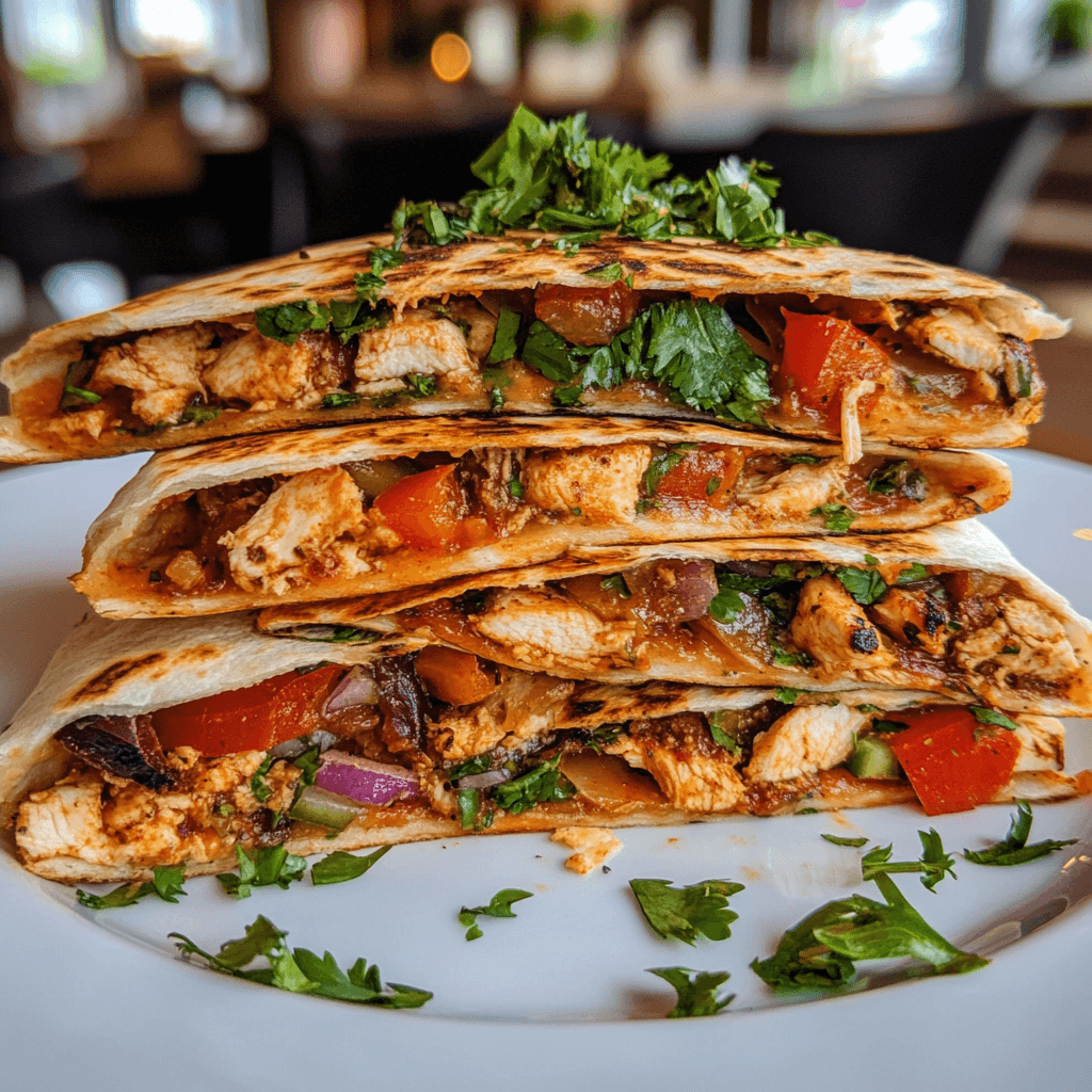 Chicken Fajita Quesadillas