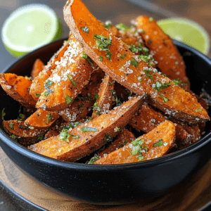 Crispy Chili Lime Sweet Potato Fries