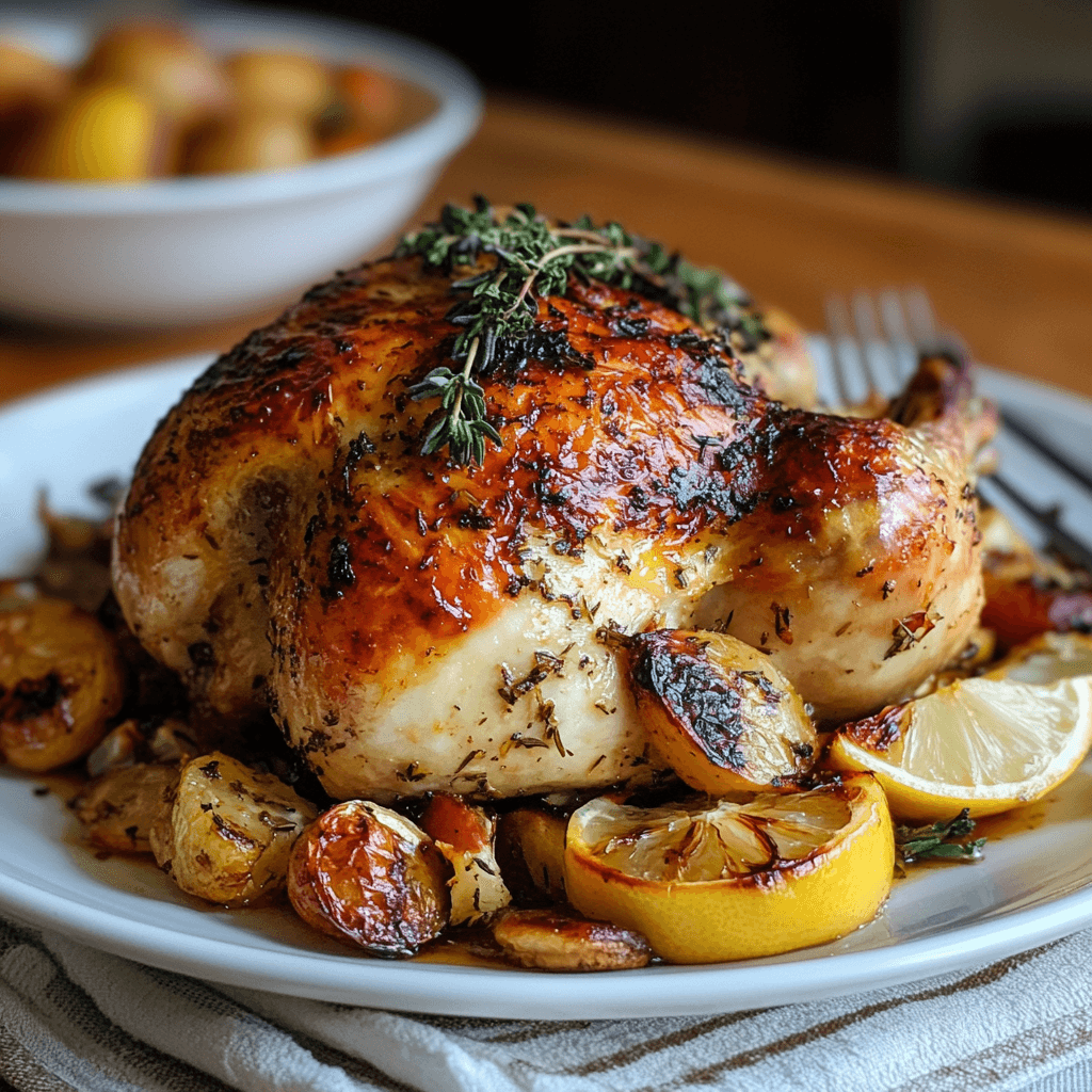 Lemon Thyme Roasted Chicken